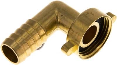 2/3-Schlauchtülle, mit Mutter G 1"-19mm, Winkel