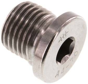 Verschlussstopfen Innenskt. G 1/4", 40 bar V4A