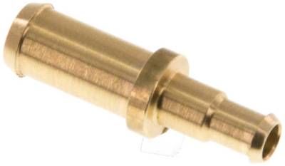 Gerader Steckanschluss 6mm-4mm innen, Messing