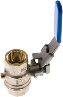 Messing-Kugelhahn mit Entlüf-tungsbohrung G 3/4", PN 14