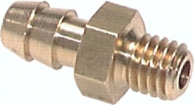 Gerader Steckanschluss M 5-3mm innen, Messing