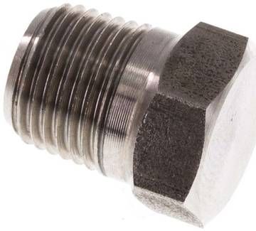 HD-Verschlussstopfen Außenskt. NPT 1/8", V4A