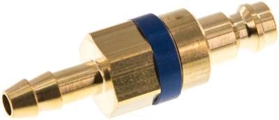 Kupplungsstecker (NW5) 6mm Schlauch, Messing