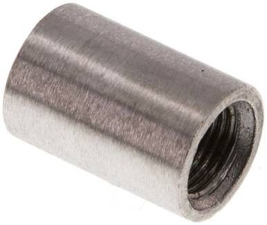 Rundmuffe Rp 1/8"-Rp 1/8", 16 bar 1.4408