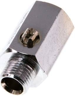 Messing-Minikugelhahn Innen-/ Außengewinde G 1/4", PN 15
