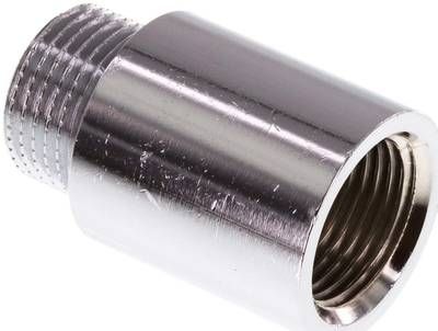 Gewindeverlängerung G 3/8"-25mm, Messing verchromt