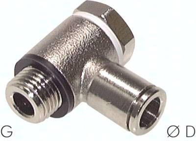 Winkel-Steckanschluss G 1/4"-10mm, Baureihe C