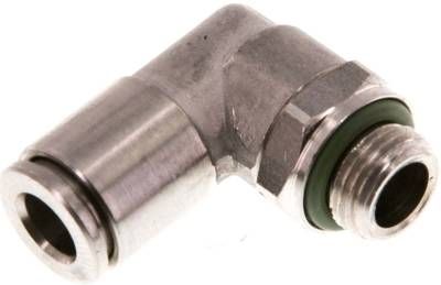 Winkel-Steckanschluss, pos. G 1/8"-6mm, IQS-Edelstahl