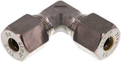 Winkel-Schneidringverschrau-bung 8 S, Klemmring 1.4571 (NC)