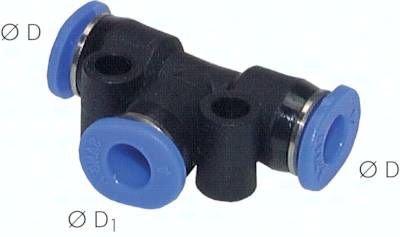 T-Steckanschluss 6mm-4mm, IQS-Mini