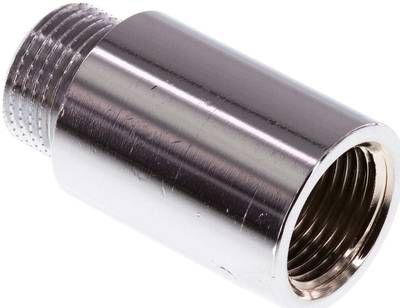 Gewindeverlängerung G 3/8"-30mm, Messing verchromt