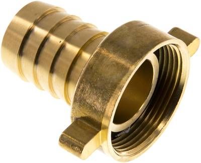 2/3-Schlauchtülle, mit Mutter G 1 1/2"-32mm, gerade