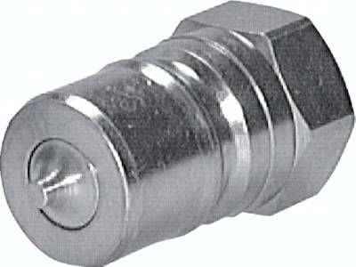 Hydraulikkupplung ISO 7241-1B, Stecker, G 1"(IG), Stahl