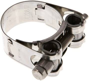 18mm Gelenkbolzenschelle, 31 - 34mm, 1.4301 (W4)