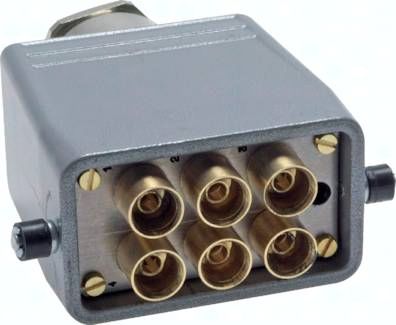 Mehrfachkupplung 20x 4mm Schl.,komplett Stecker & Muffe mit Staubschutzdeckel
