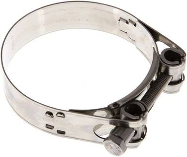 25mm Gelenkbolzenschelle, 85 - 91mm, 1.4301 (W4)