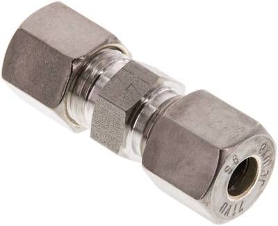 Gerade Schneidringverschrau-bung 8 S, Klemmring 1.4571 (NC)