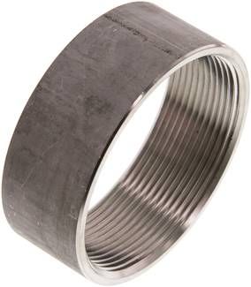 Anschweißmuffe Rp 2 1/2"-31,0mm, 1.4571 halb (DIN2986)