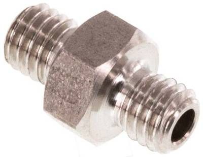 Doppelnippel M 5-M 5, 40 bar 1.4571