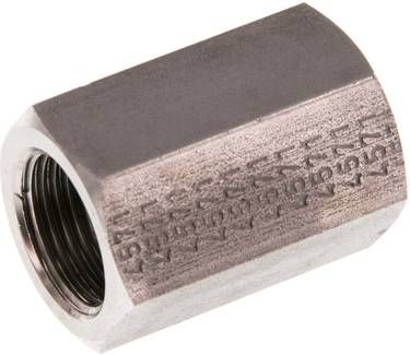 Hochdruck-Muffe G 3/8"-G 1/4", 1.4571