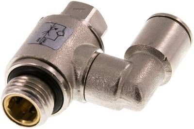 Drosselrückschlagventil G 1/4"-8mm, zuluftregelnd (Sonderausführung)
