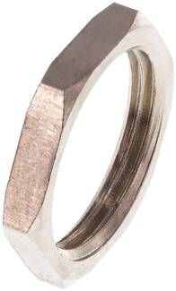 Sechskant-Gegenmutter G 3/4", Messing vernickelt