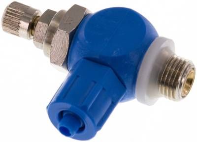Drosselrückschlagventil G 1/8"-6 x 4mm, abluftregelnd (B)