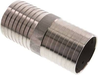 Schlauchverbindungsrohr 75mm-75mm, 1.4301