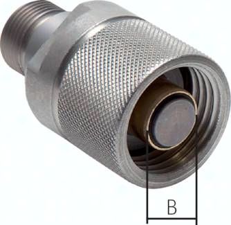 Hydraulik-Rohrleitungskupp-lung, Stecker Baugr.3, 16 S