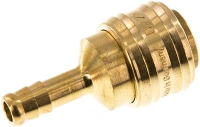 Kupplungsdose (NW7,2) 8mm Schlauch, Messing
