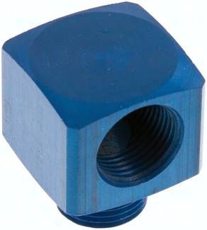 90°-Winkel G 3/8"(IG)-G 3/8"(AG), Aluminium