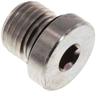 HD-Verschlussstopfen Innenskt. M 14 x 1,5, Stahl verzinkt