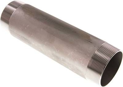 Rohrdoppelnippel R 2 1/2"-250mm, 20 bar 1.4571