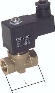 3/2-Wege Vakuumventil (NC), G 1/4", -0,9 bis 6bar, 230 V AC
