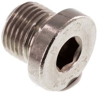 Verschlussstopfen Innenskt. G 1/8", 40 bar V4A