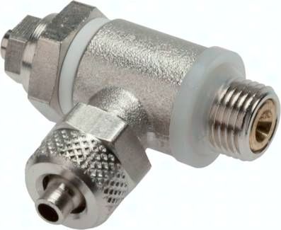 Drosselrückschlagventil G 1/8"-8 x 6mm, abluftregelnd (B)