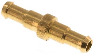 Gerader Steckanschluss 3mm-3mm innen, Messing