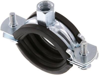 Rohrschelle 32 - 37mm,Stahl verzinkt mit Einlage, FISCHER