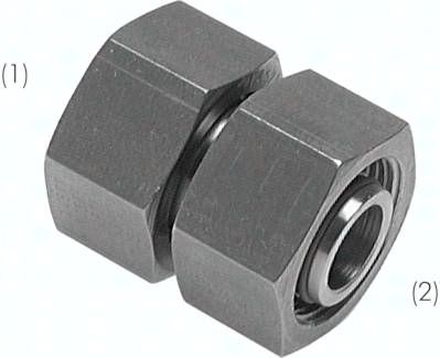 Gerader Verbinder 8 L-8 L, 1.4571