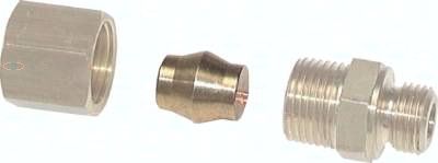 Verschlussstopfen f. Klemm-ringverschraub. 14mm, Messing