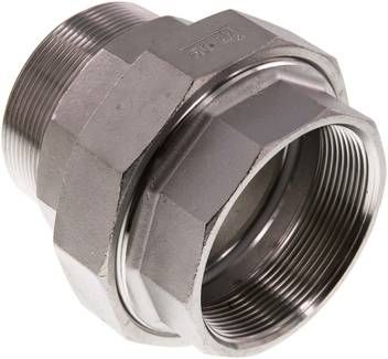 Verschraubung flach dichtend Rp/R 2 1/2" (IG/AG)