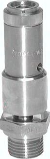 TÜV-Sicherheitsventil G 1/2" (DN10), 49,00 bar, 1.4401