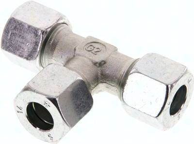 T-Schneidringverschraubung 14 S, Stahl verzinkt