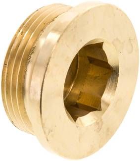 Verschlussstopfen Innenskt. G 1 1/4", 16 bar Messing