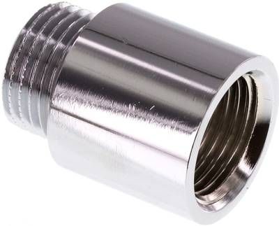 Gewindeverlängerung G 1/2"-25mm, Messing verchromt