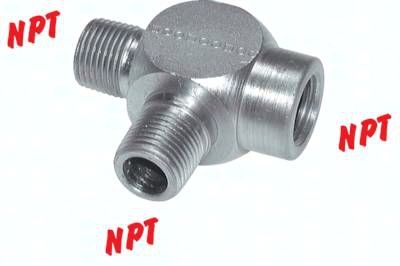 LTE-Einschraubstück, NPT 1/4" (AG/IG), Stahl verzinkt