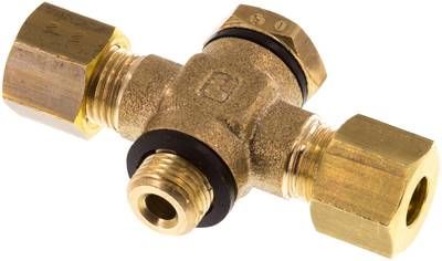 T-Klemmringverschraubung G 1/8"-6mm, Messing
