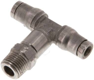 T-Steckanschluss NPT 1/8"-4mm, IQS-Edelstahl