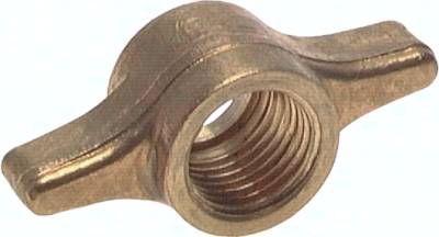 Flügel-Überwurfmutter, G 1/2", Messing