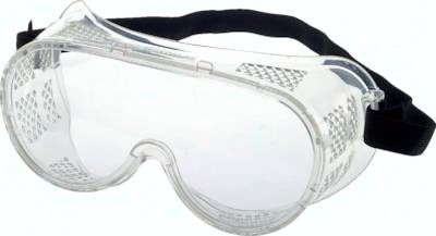 Vollsichtbrille, direkte Belüftung durch Perforation, gut über Korrekturbrille t